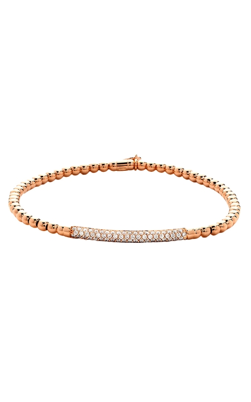 18K Rose Gold Diamond and Stretch Bracelet 001-803-00018