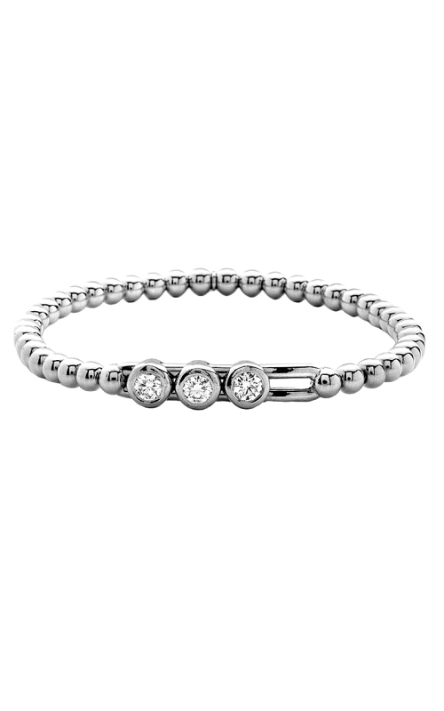 18K White Gold Diamond and Stretch Bracelet 001-803-00013