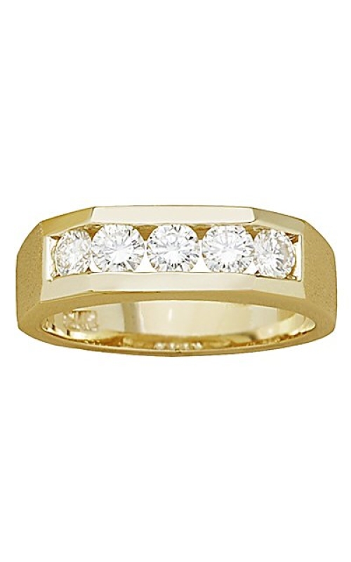 14K Yellow Gold Channel Ring 001-135-00042