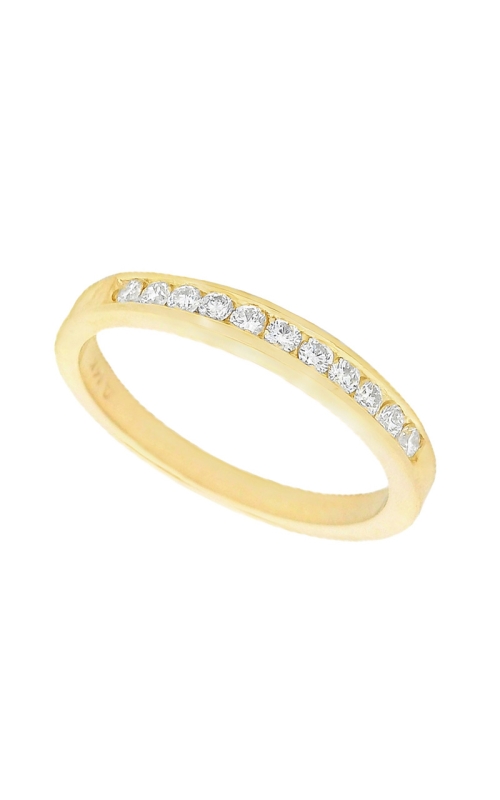 14K Yellow Gold Channel Set Wedding Band 001-110-00307