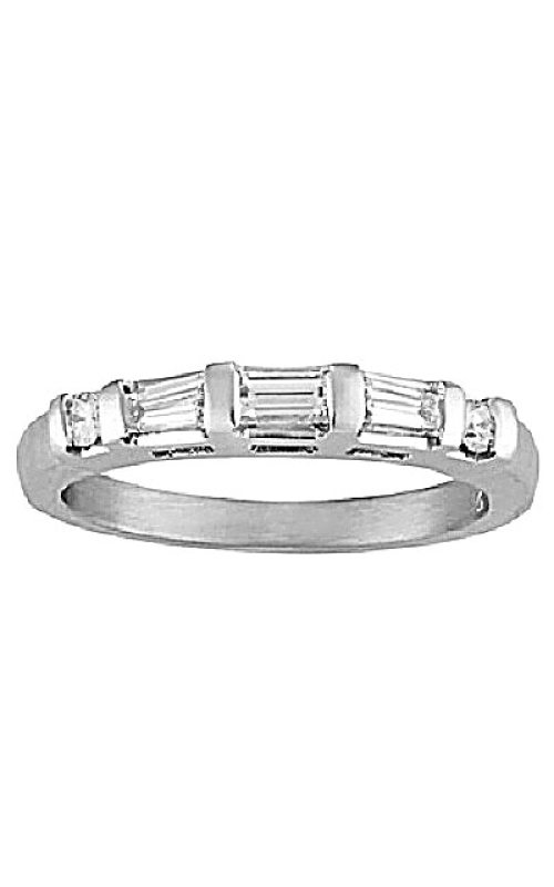 14K White Gold Channel Set Wedding Band 001-110-00149