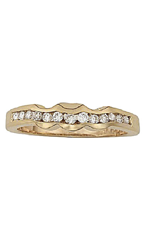 14K Yellow Gold Channel Set Wedding Band 001-110-00144