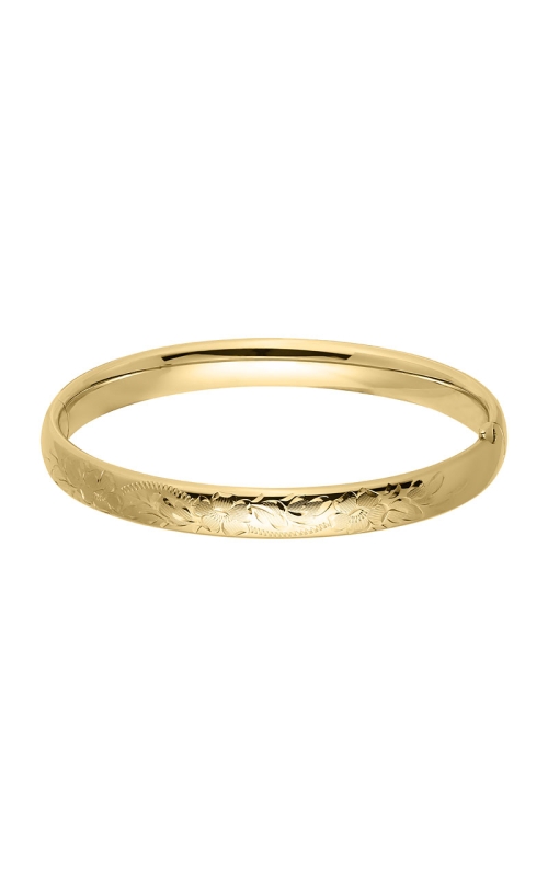 14K Yellow Gold Bangle Bracelet 001-440-00678