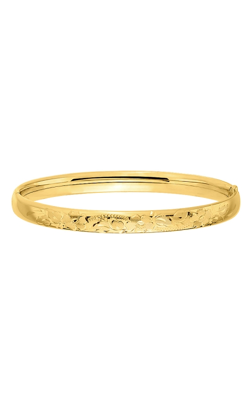 14K Yellow Gold Bangle Bracelet 001-440-00680