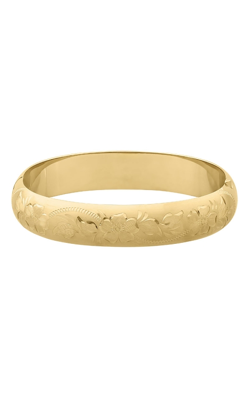 14K Yellow Gold Bangle Bracelet 001-440-00652