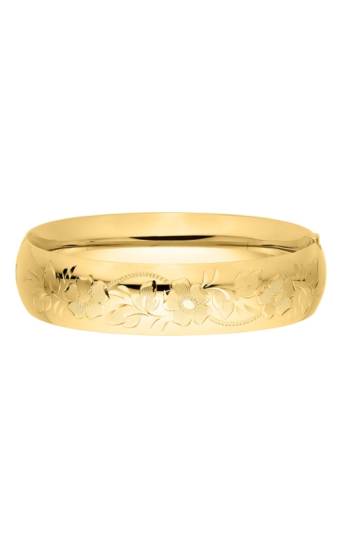 14K Yellow Gold Bangle Bracelet 001-440-00651