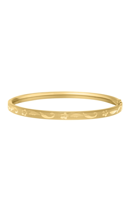 14K Yellow Gold Bangle Bracelet 001-440-00600