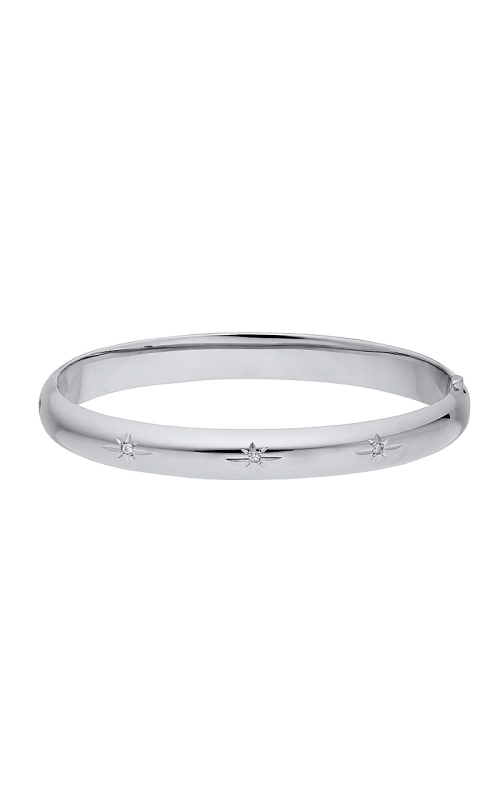 Sterling Silver (925) Bangle Bracelet 001-610-01016