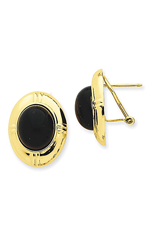 14K Yellow Gold Gemstone Earring 001-210-00032