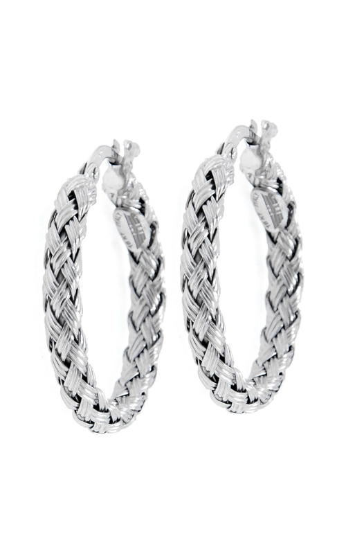 18K White Gold Hoop Earring 001-425-01549