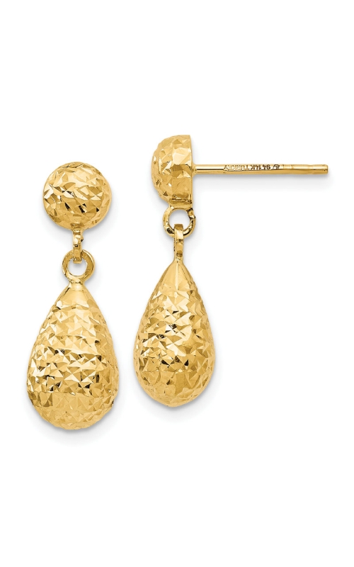 14K Yellow Gold Drop Earring 001-425-01528