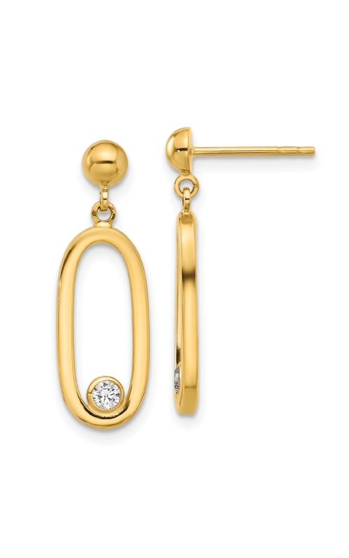 14K Yellow Gold Drop Earring 001-425-01541