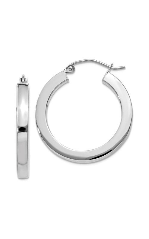 14K White Gold Hoop Earring 001-425-01519