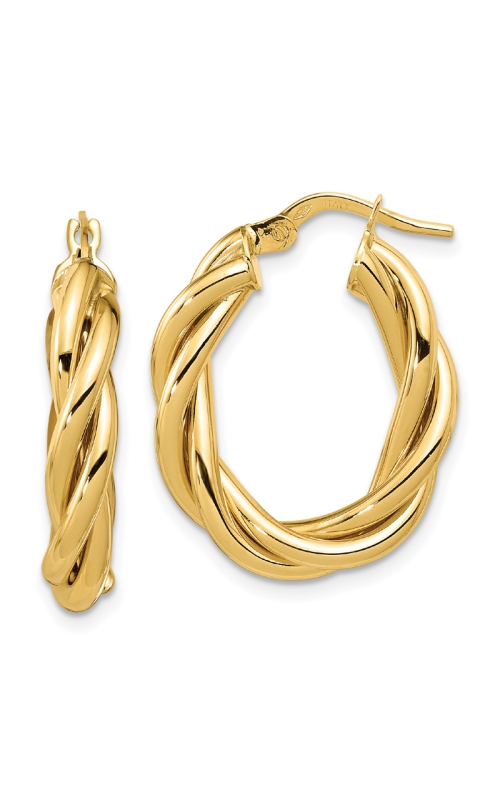 14K Yellow Gold Hoop Earring 001-425-01498