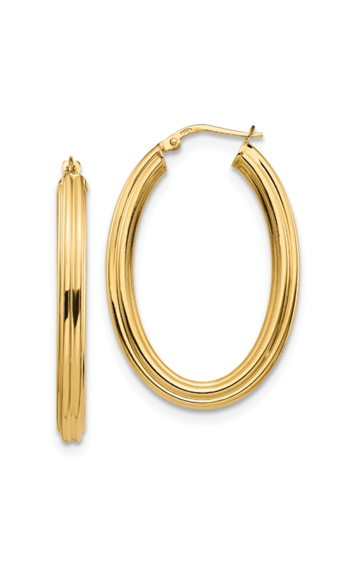 14K Yellow Gold Hoop Earring 001-425-01480