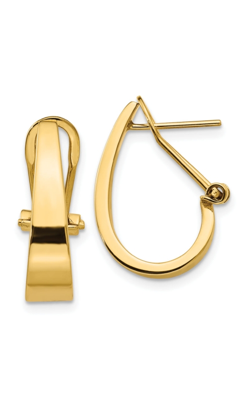 14K Yellow Gold Hoop Earring 001-425-01484