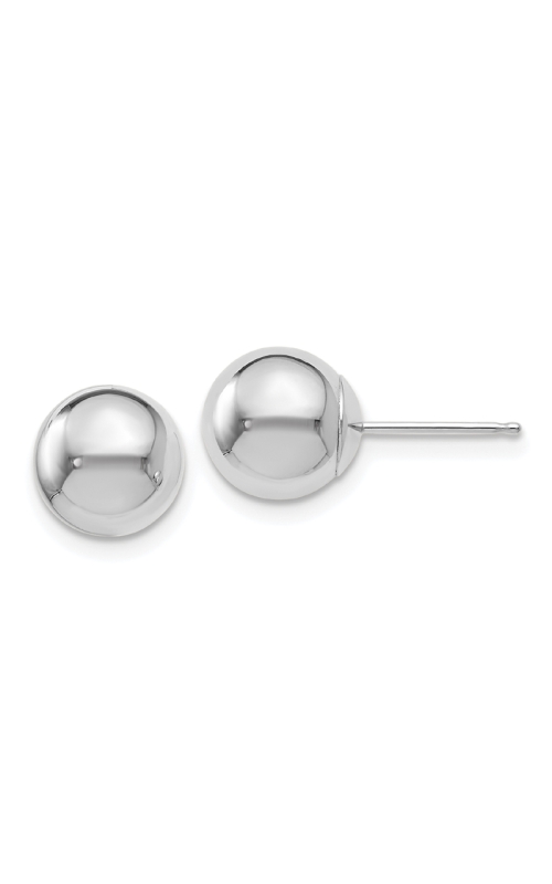 14K White Gold Stud Earring 001-425-01367