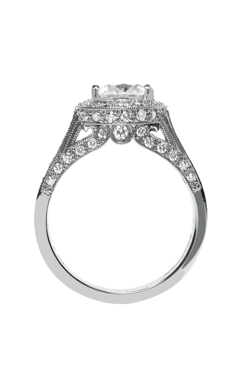 Platinum Halo Engagement Ring 001-140-00024